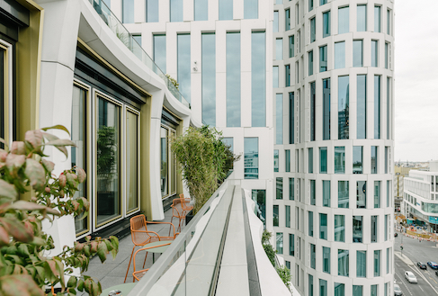 WeWork Berlin Dachterrasse